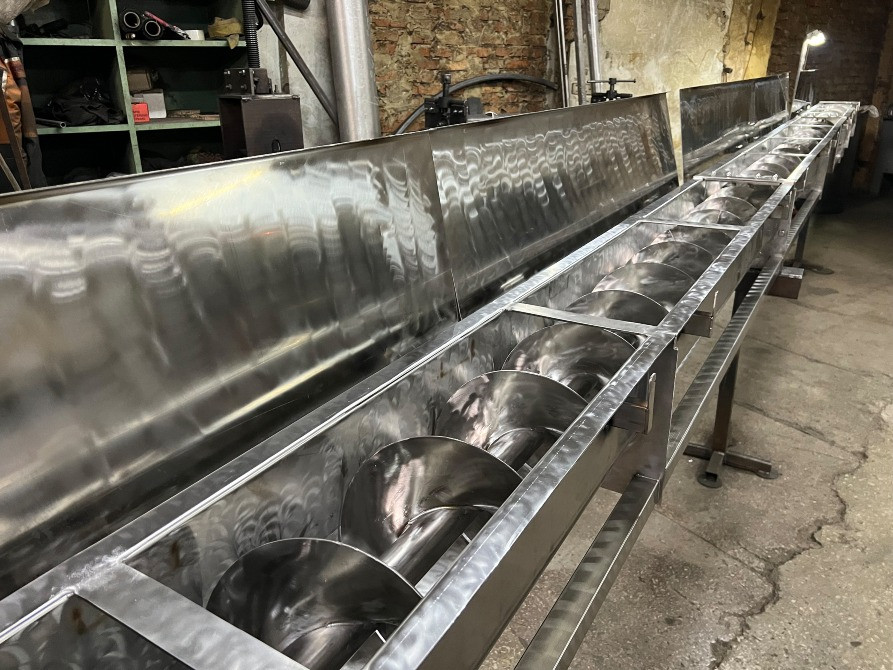 Промышленные шнековые транспортеры для пищевой и химической промышленности Київ - зображення 1