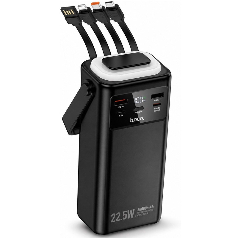 Портативное ЗУ Power Bank Hoco EJ65 High 22.5W+PD20W with cable 30000 mAh Херсон - изображение 4