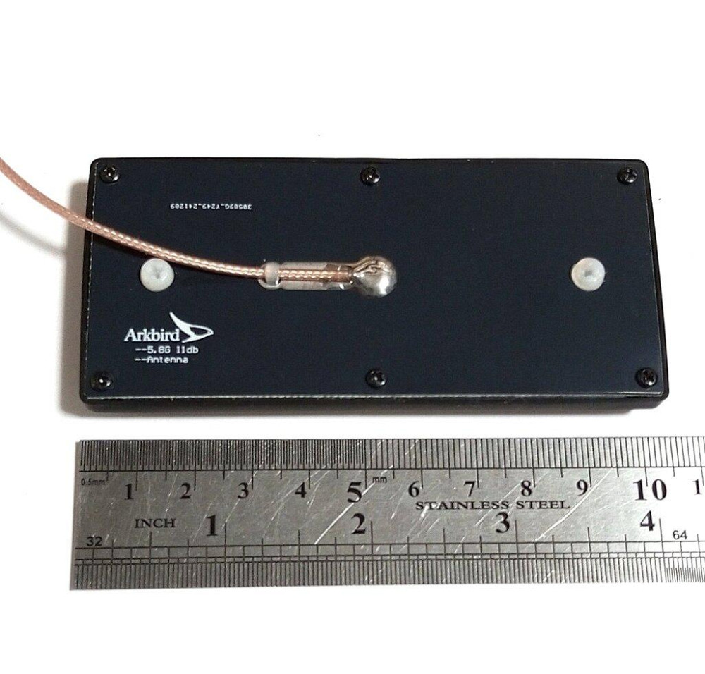 Антенна 3470-3670/4055-5150/5230-6120MHz 12dB, до 30W, Arkbird двойной биквадрат FPV/Wi-Fi, кабель R Дніпро - зображення 8