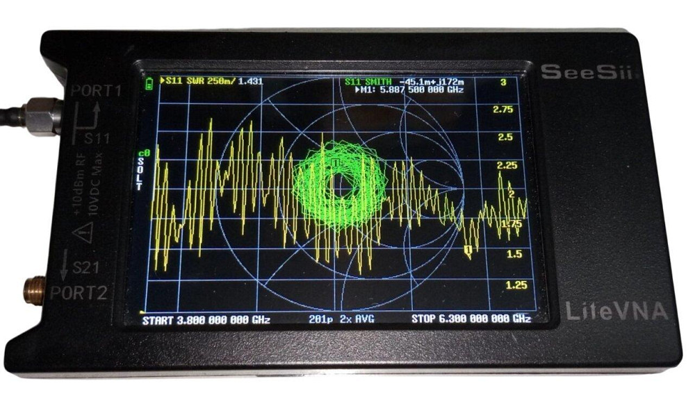 Антенна Yagi 3900-4150/5050-5450/5600-6300 МГц, 16 dBi, до 25 Вт, кабель 1,5 м, RP SMA-male (10989) Дніпро - зображення 6
