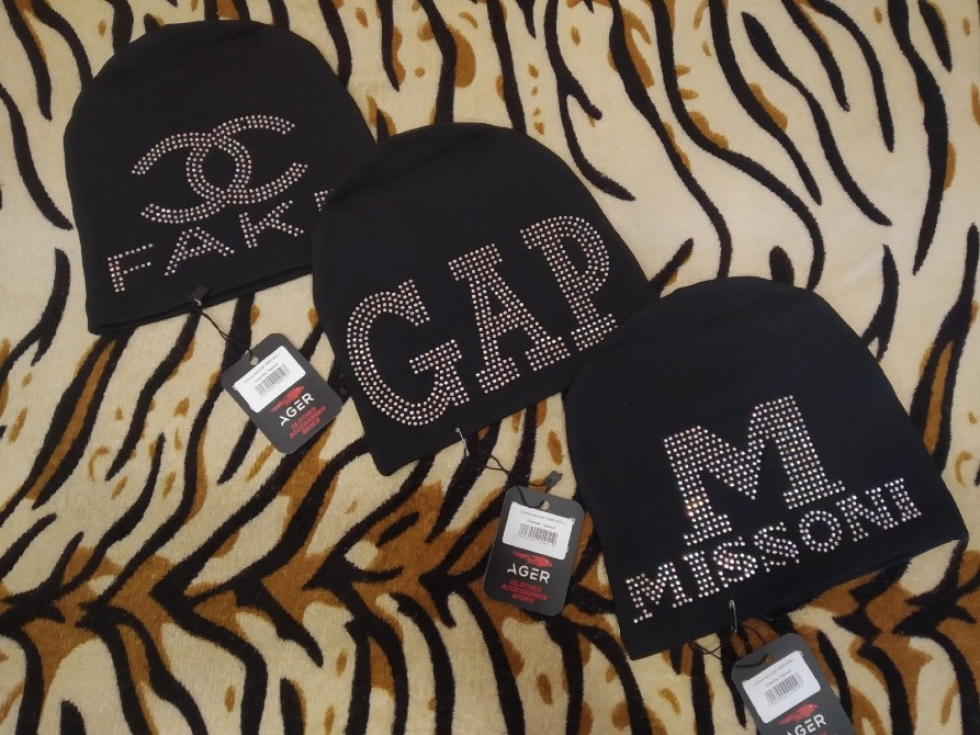молодіжна шапка зі стразами "ager" Киев - изображение 4
