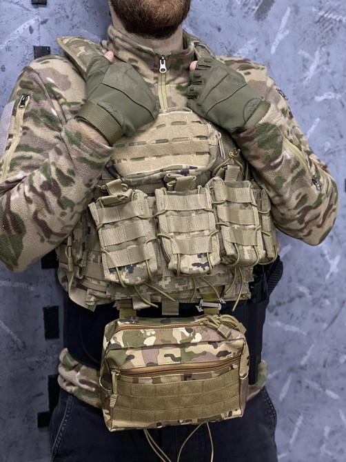 Напашник для плитоноски олива Луцьк - зображення 3