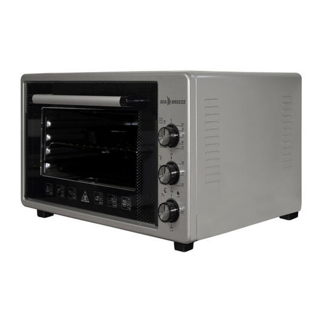 Электропечь Sea Breeze SB-0702 38 л серебристая Київ - зображення 3