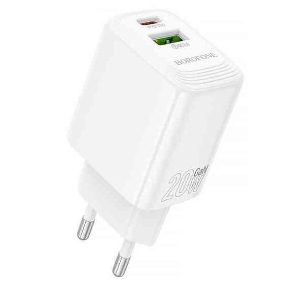 СЗУ Borofone BN27 Fuente PD20W+QC3.0 (1USB-A/1C) Херсон