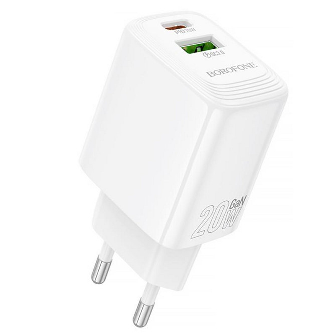 СЗУ Borofone BN27 Fuente PD20W+QC3.0 (1USB-A/1C) Херсон - изображение 1