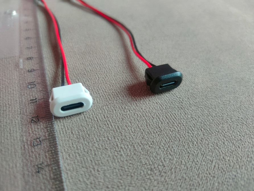 Разъём Type-C с фиксаторами (защёлками) белый, черный Киев - изображение 8