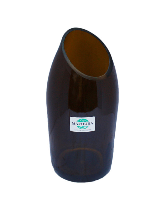 Ваза скляна Mazhura Vine MZ-706630 18х8 см Київ - зображення 1