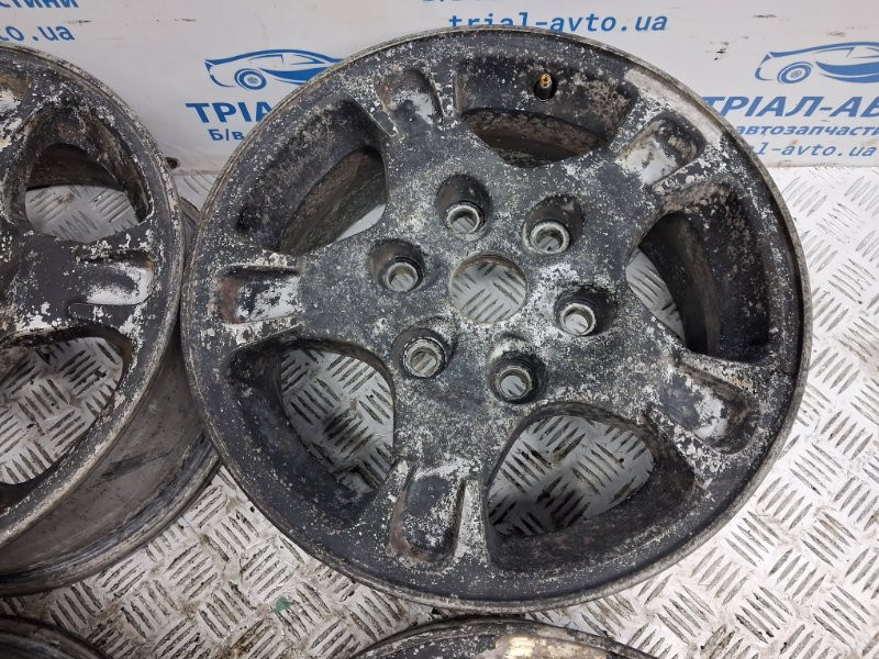 Диски титан комплект R16 Mitsubishi Pajero Wagon 3 3.2 ДИЗЕЛЬ 4M41 1999 (б/у) Київ - зображення 3