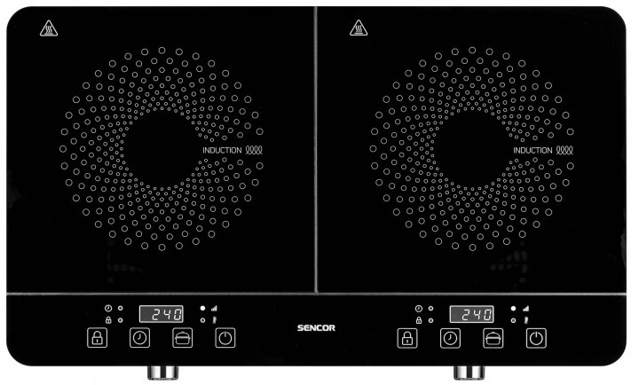 Плита настольная электрическая Sencor SСP-4201GY 3500 Вт черная Київ - зображення 2