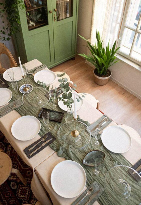 Дорожка раннер Leeseph 300 см зеленая Одесса - изображение 3