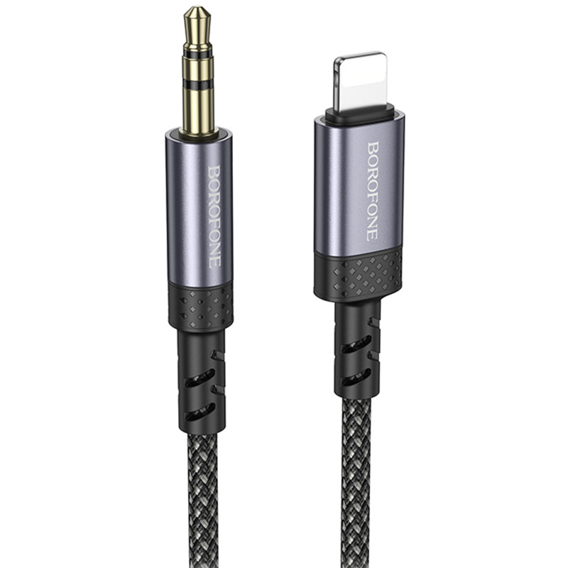 Аудио кабель Aux Borofone BL24 Graceful (Lightning to AUX 3.5mm) (1m) Херсон - изображение 1
