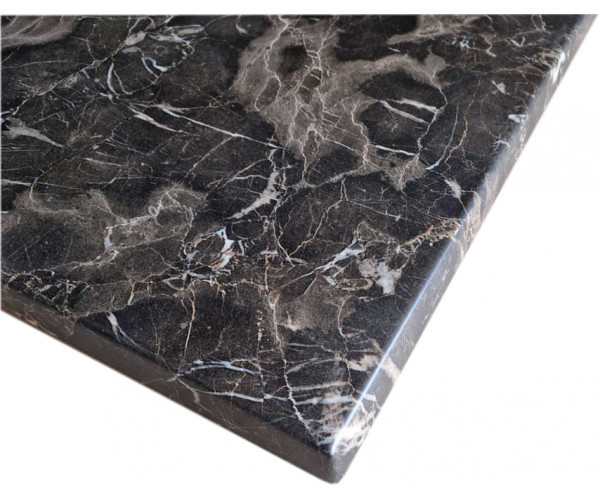 Стільниця Верзаліт квадратна 70*70 см чорна Дніпро - зображення 2