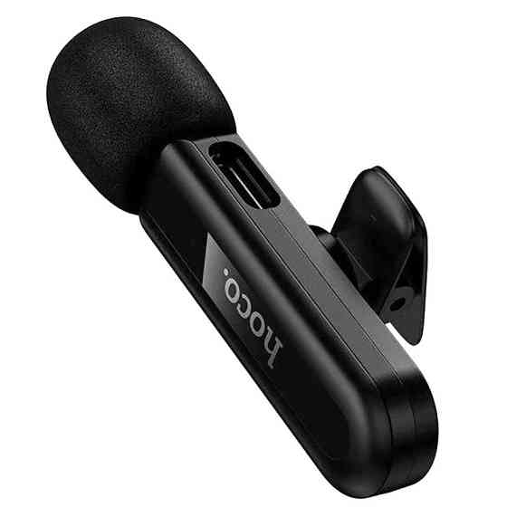 Петличный беспроводной микрофон Hoco L20B Fair 3in1 (Lightning/Type-C/3.5) Херсон