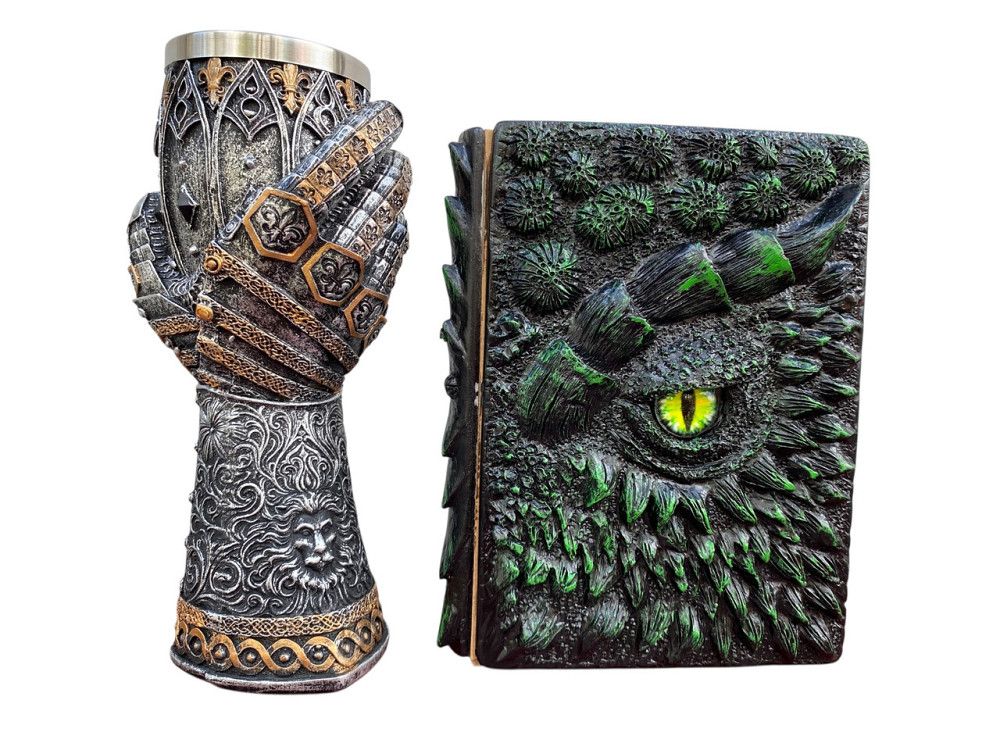 Подарочный набор Бокал 3D Рука со Львом и Блокнот 3D «Око Лесного Дракона» Київ - зображення 1