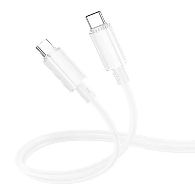Дата кабель Borofone BX112 Lemon Type-C to Type-C 60W (1m) Херсон - зображення 2
