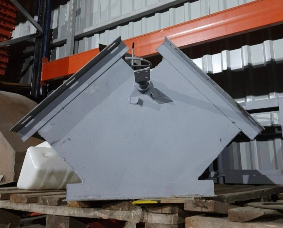 Клапан перекидной маятниковый   ф250 симметрический с мотор-редуктором 0,18 кВт Київ - зображення 4