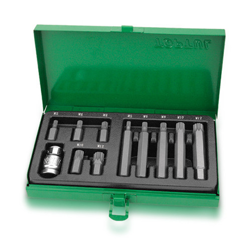 Набор бит Spline 11ед. TOPTUL M5-M12 10мм GAAD1102 Харьков - изображение 1