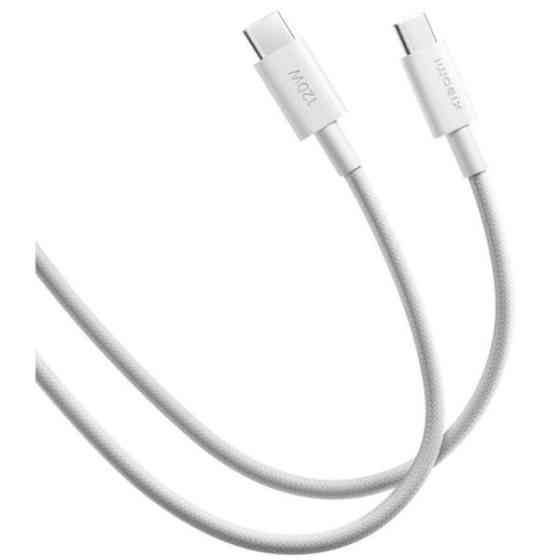 Кабель Xiaomi Braided Type-C to Type-C 6A 1m White (BHR087KGL) Харків
