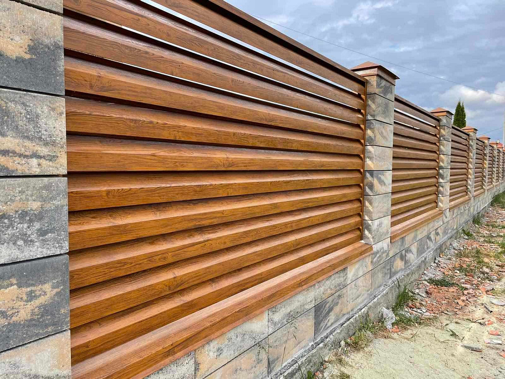 Сучасний паркан Жалюзі від виробника. Черновцы - изображение 9