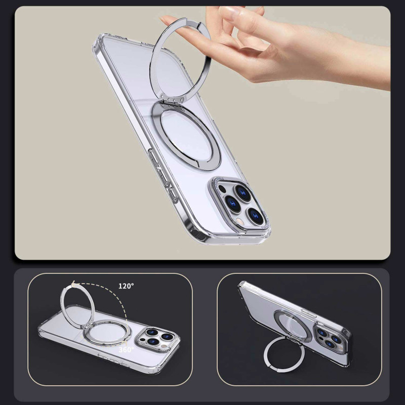 Чехол TPU+PC Empire with MagSafe and Ring для Apple iPhone 14 Pro (6.1") Херсон - изображение 4