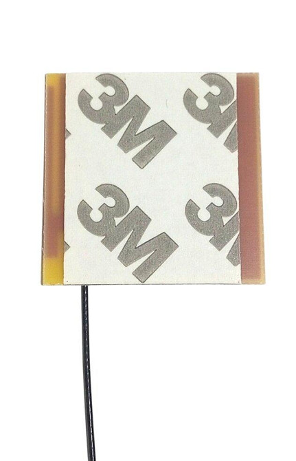 Антенна двухдиапазонная 2400-5800МНz 5dBi 3х3 см, на липучке, IPEX 1, кабель 15 см Дніпро - зображення 2