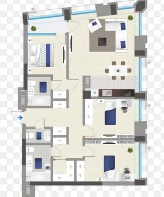 продажа 3-к квартира Киев, Дарницкий, 185000 $ Київ - зображення 3