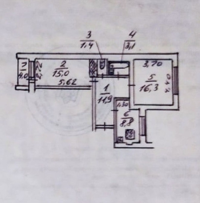 Продам 2-к квартиру в кирпичной высотке на ж/м Левобережный-3 Днепр - изображение 12