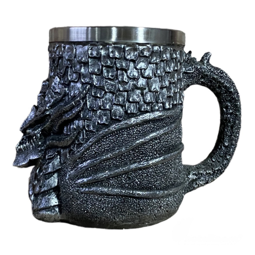 Кружка Чашка 3 Серый Дракон 500 Киев - изображение 1