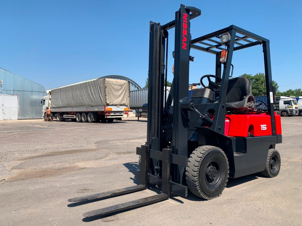 Вилочний газ-бензиновий автонавантажувач Nissan з двома додатковими секцiями Одесса - изображение 6