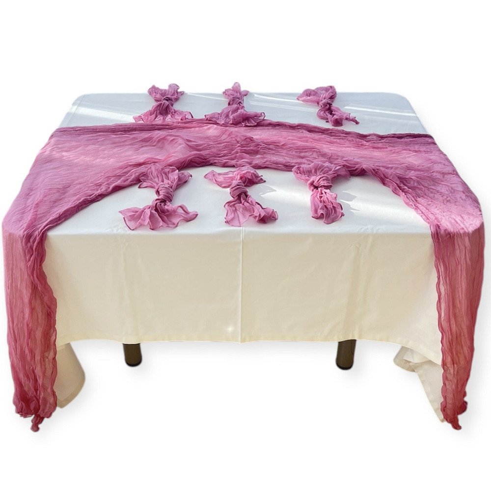 Раннер с салфетками 6шт Leeseph розовый Одеса - зображення 5