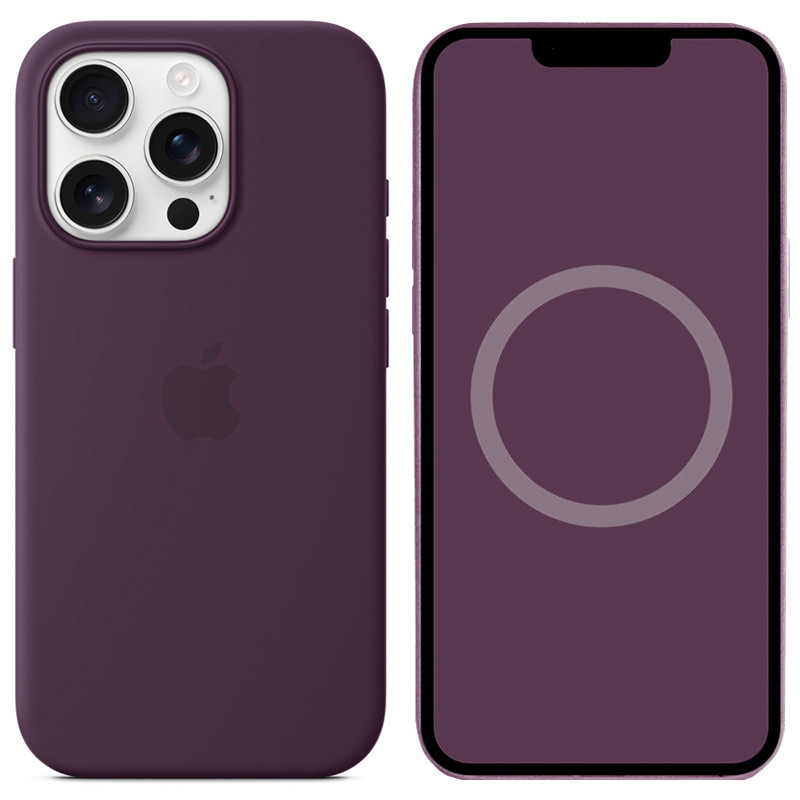 Уценка Чехол Silicone case (AAA) with Magsafe and Animation для Apple iPhone 16 Pro (6.3") Херсон - зображення 1