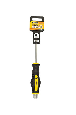 Отвёртка ударная шлицевая магнитная MASTERTOOL EXTERNAL HEX SL6х100 мм ручка с TPR покрытием 49-6610 Харків - зображення 7