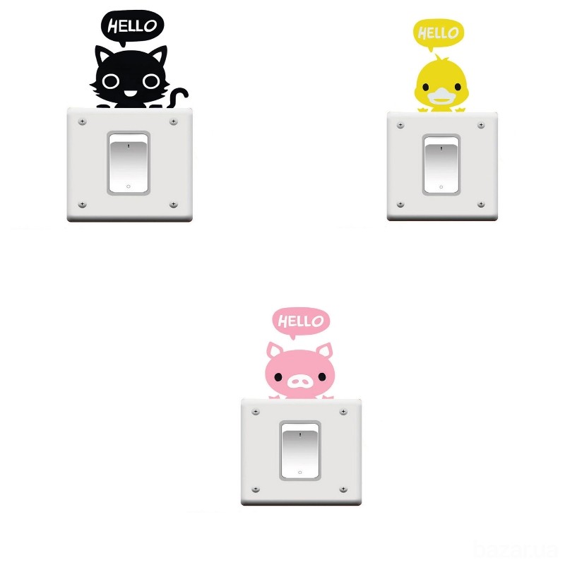 Детские наклейки над выключателем Бориспіль - зображення 2