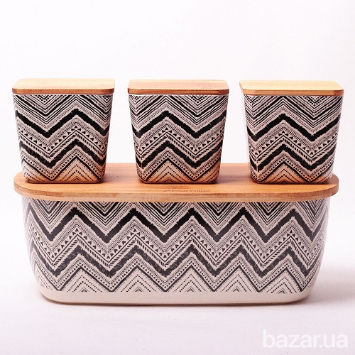 Хлебница Kamille с 3 дополнительными ёмкостями (KM 1131) Одесса - изображение 1