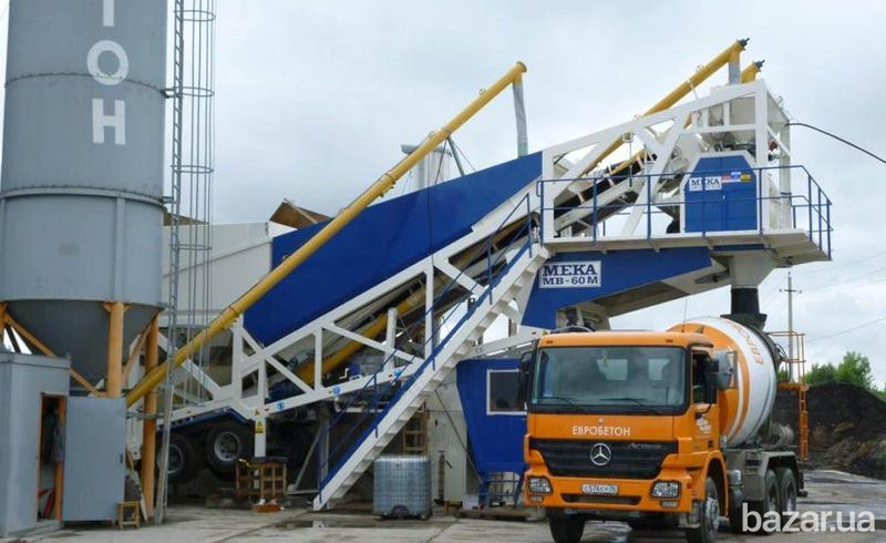 Аренда мобильного бетонного завода МЕКА Mekamix 60M MB-60М Київ - зображення 3