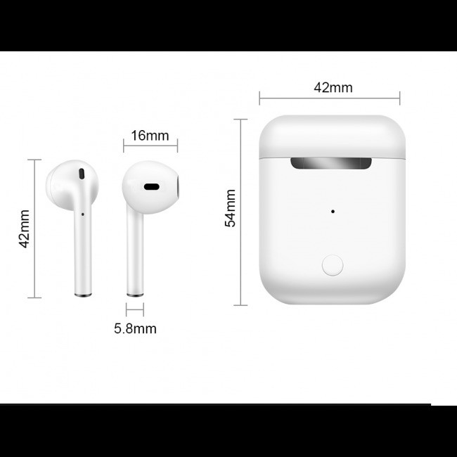 Беспроводные сенсорные Bluetooth наушники i12-TWS Одеса - зображення 5
