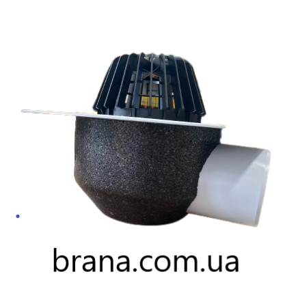 S-Gully PVC angled DN100 PC водовідвідна воронка Вишневе