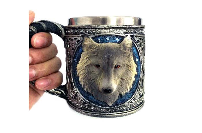 Кружка Чашка Волк 3 Нержавеющая сталь Київ - зображення 5