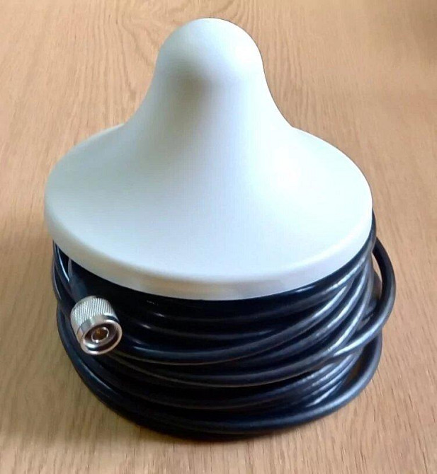 Антенна потолочная 2G/3G/4G LTE/Wi-Fi 800-2500 МГц 2/5 дБ, кабель RG-6 13 м, N-male (папа) разъем Днепр - изображение 1
