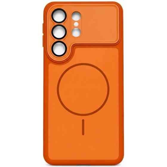 DM Чохол Armor Case Full Camera with MagSafe для Samsung S26 Ultra S948 Orange Харків