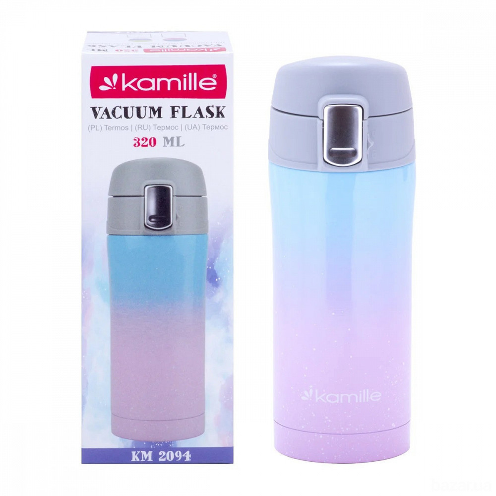 Термокружка из нержавеющей стали Kamille 320 мл (KM 2094) Одеса - зображення 7