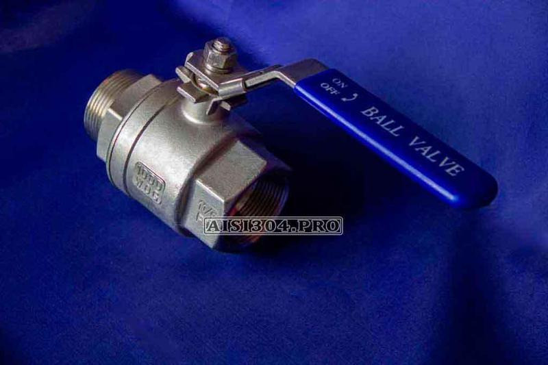 Кран нержавеющий с наружной резьбой 1/2" AISI 304 | TRiNOX Винница - изображение 5