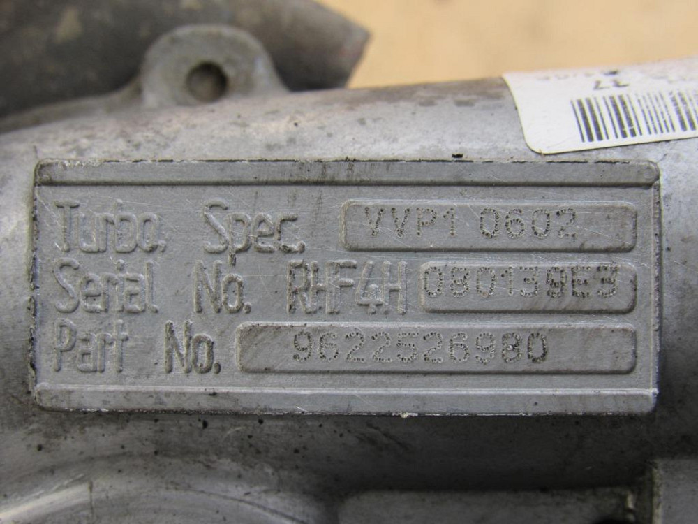 Турбина Citroen Berlingo 2.0 HDI 1996-2003 (9622526980) Ковель - изображение 7