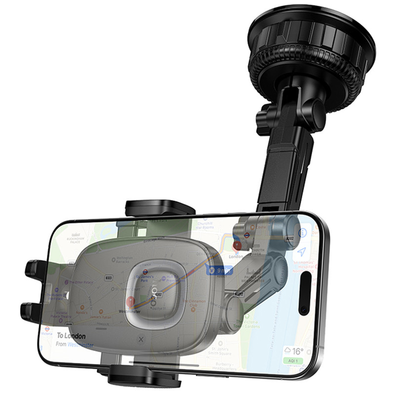 Автодержатель Hoco H89 Crown (center console) Херсон - изображение 4