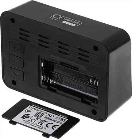 Термогигрометр Adler AD 1196 Black 15х17х23 см черный Київ