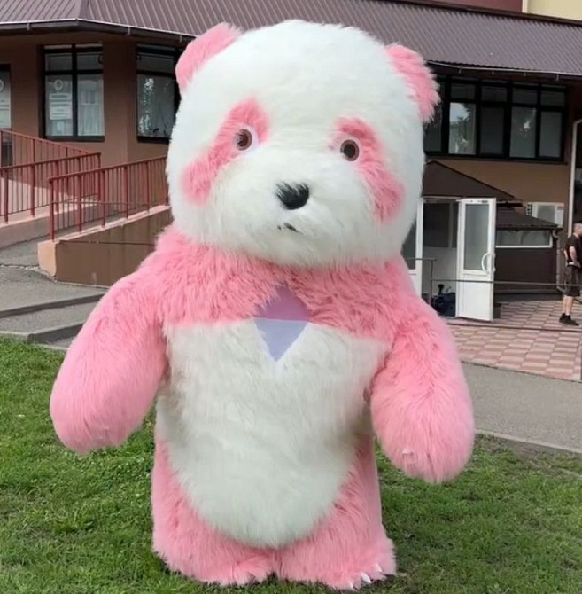 Костюм аниматору Мишка 250 см, свобода движений, обзор, 4 часа работы Київ - зображення 3