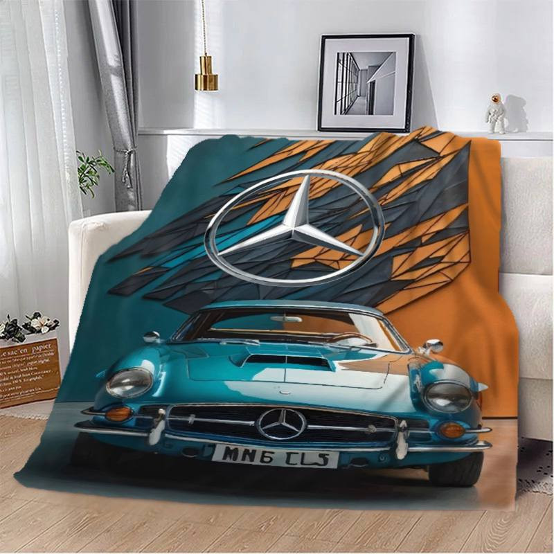 Плед 3D Mercedes-Benz 2678_B 12644 135х160 см Київ - зображення 1