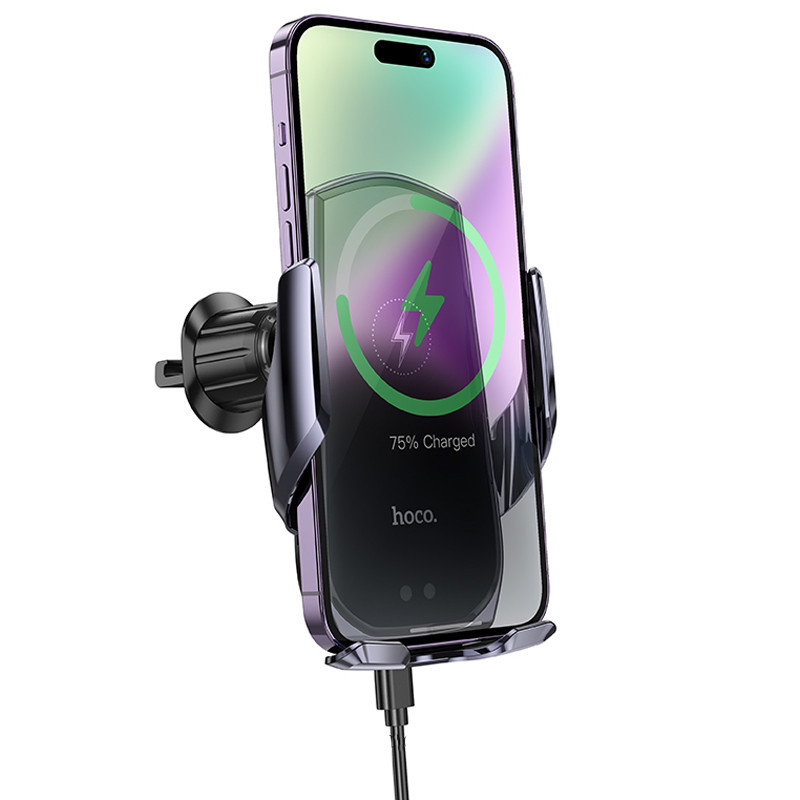 Автодержатель с БЗУ Hoco CA202 Plus Херсон - зображення 7