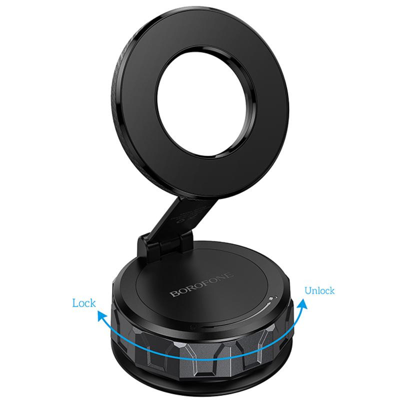 Автодержатель Borofone BH140 Gloria Vacuum Suction Magnetic (center console) Херсон - изображение 4