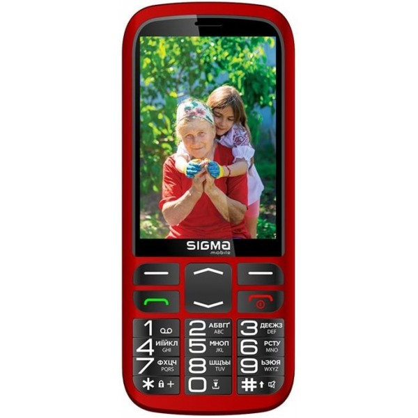 Телефон Sigma Comfort 50 Optima Type-C Dual Sim Red (Код товару:29165) Харьков - изображение 1